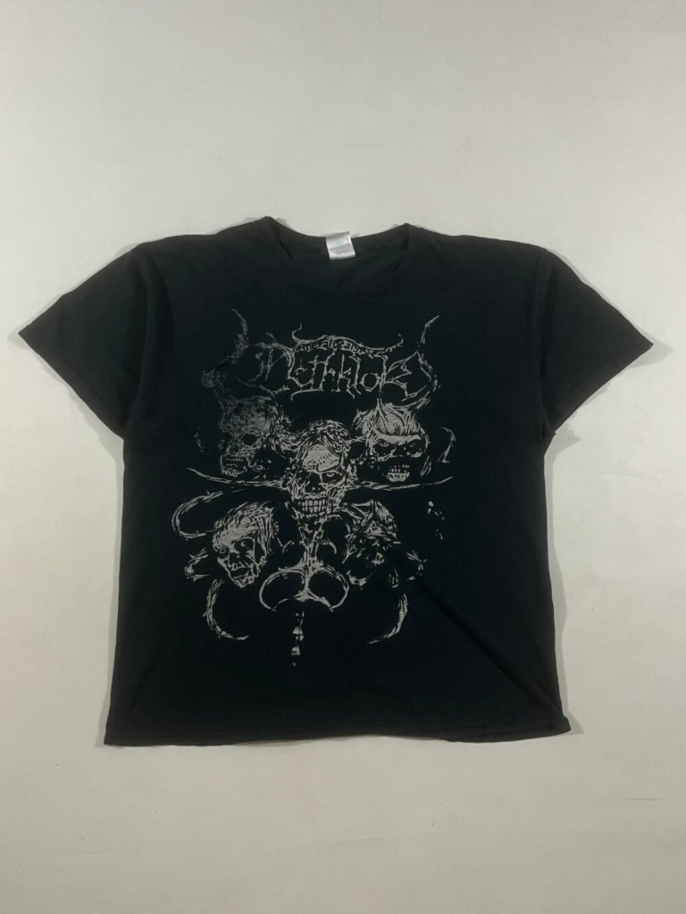 Dethklok Metalocalypse Band Tee Black Skull Graphic T-Shirt